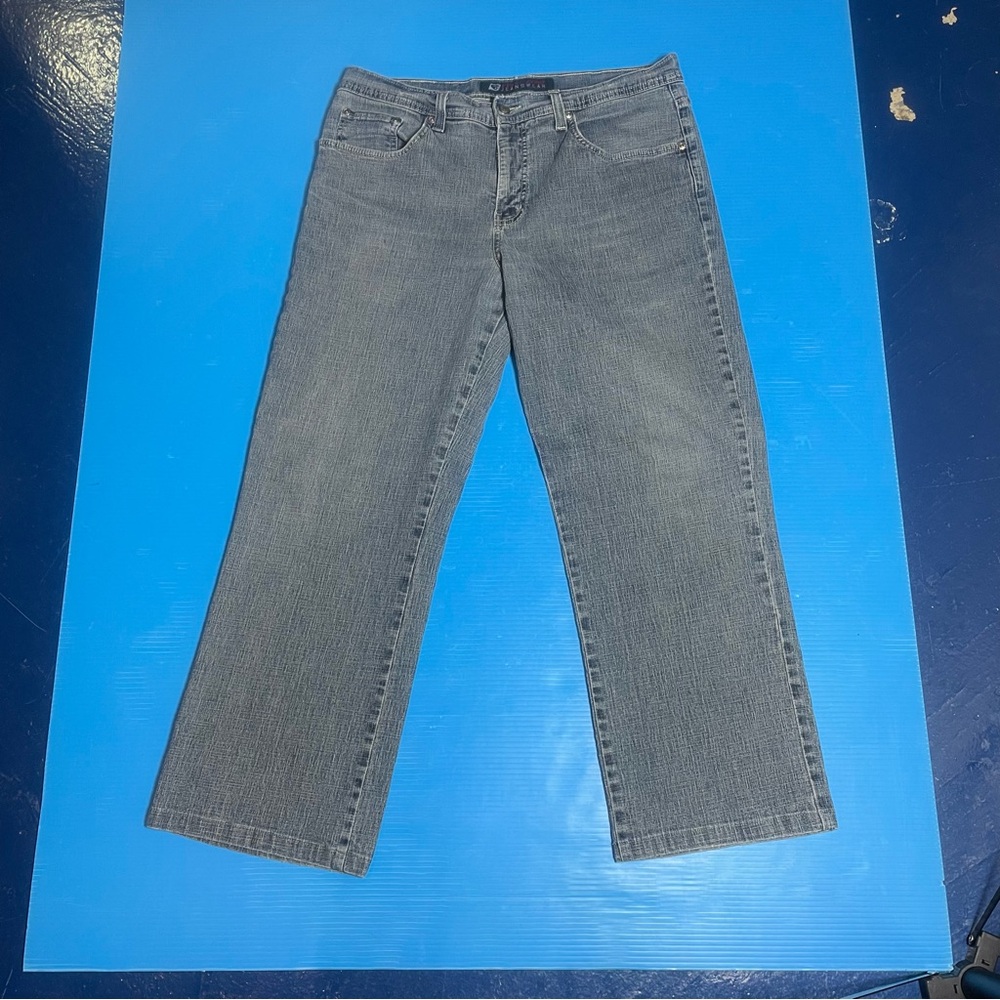 Point Zero Men's Straight‎ Gray Jeans